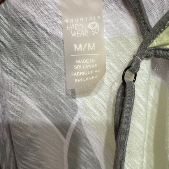 Mountain Hardwear Dress Womens Sz M Green Gray Boulders Pockets Travel Outdoors - Picture 7 of 7